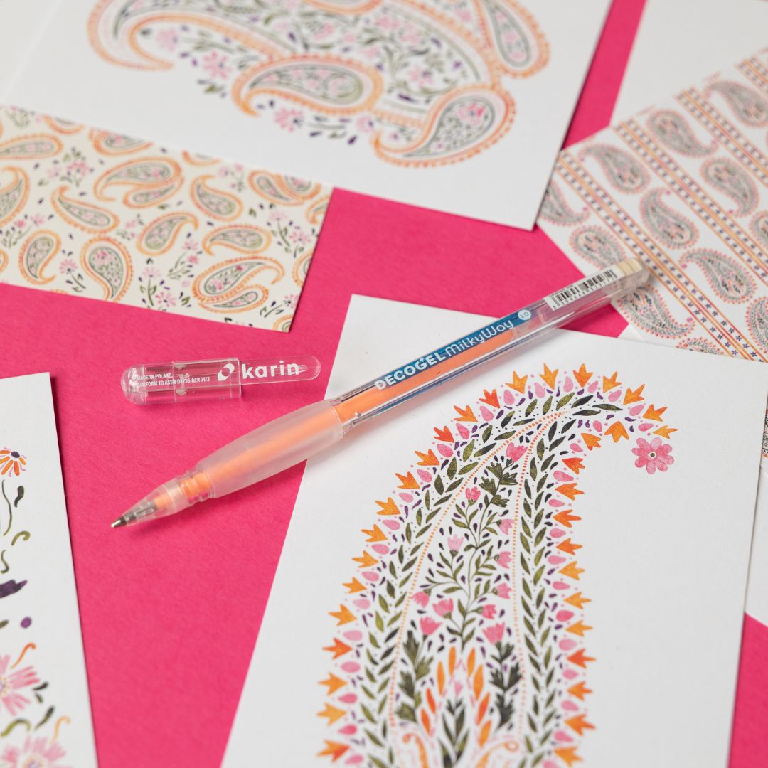 Paisley Stationery Rowan Berry Box - Under the Rowan Trees