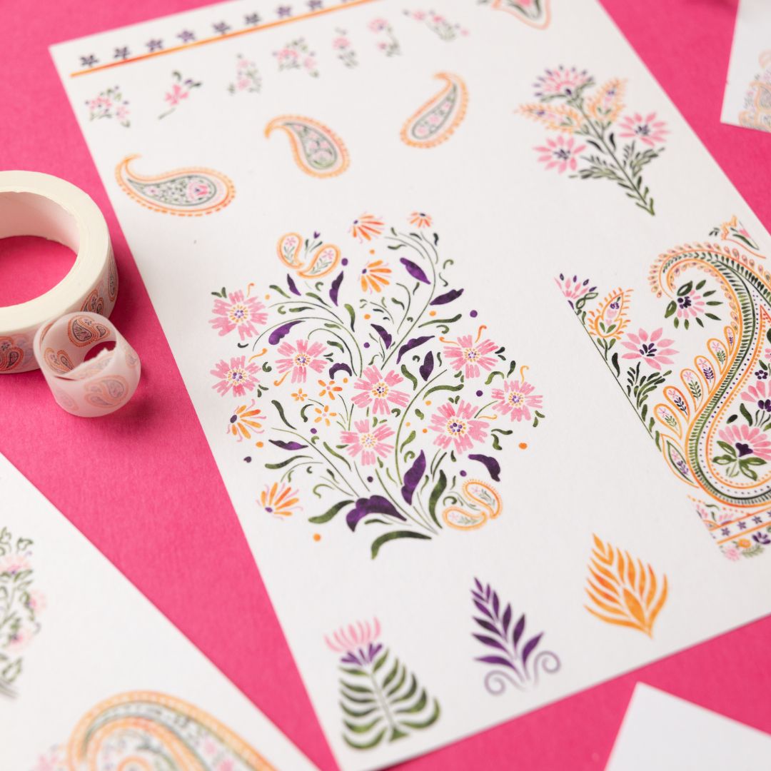 Paisley Stationery Rowan Berry Box - Under the Rowan Trees