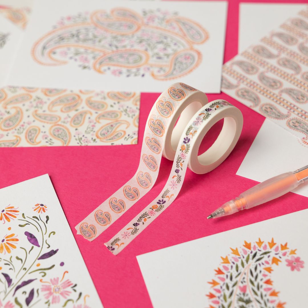 Paisley Stationery Rowan Berry Box - Under the Rowan Trees