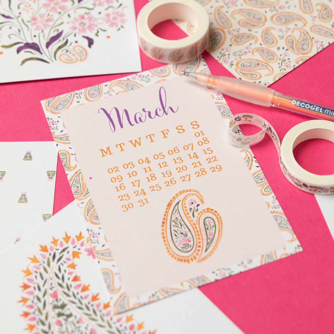 Paisley Stationery Rowan Berry Box - Under the Rowan Trees