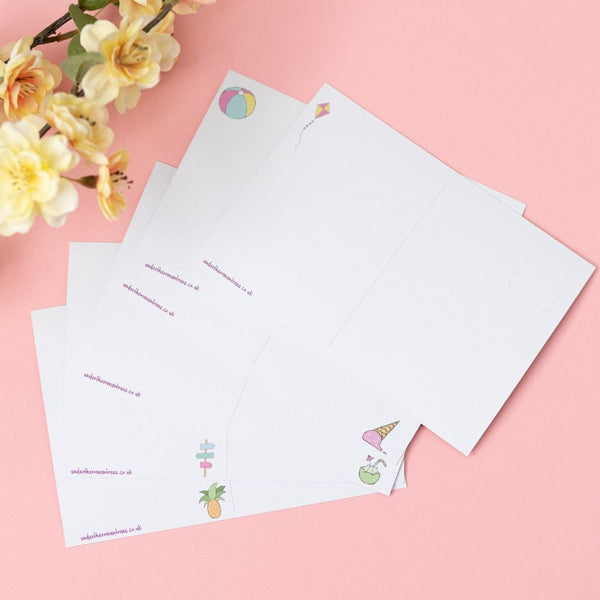 Panda Postcards Set of 6-Postcards-Under the Rowan Trees-