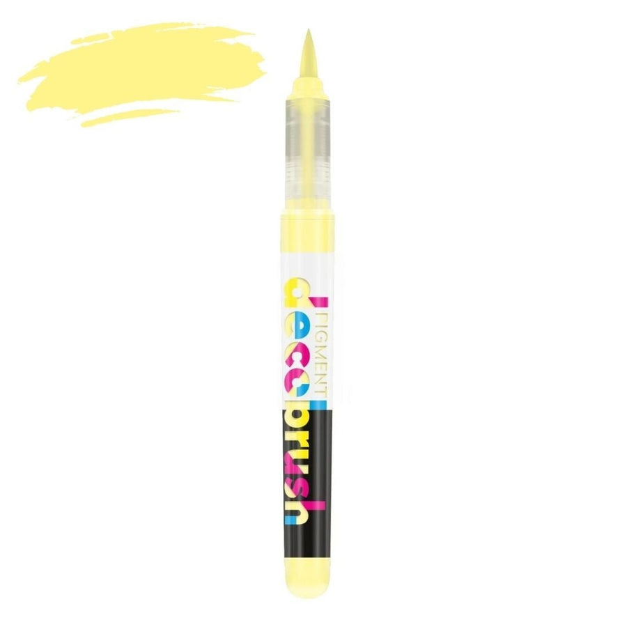 Pastel Karin Pigment Decobrush Opaque Brush Pens-Pens-Karin-Pastel Yellow