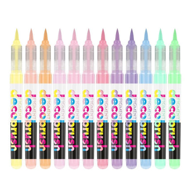 Pastel Karin Pigment Decobrush Opaque Brush Pens - Pastel Yellow - Under the Rowan Trees
