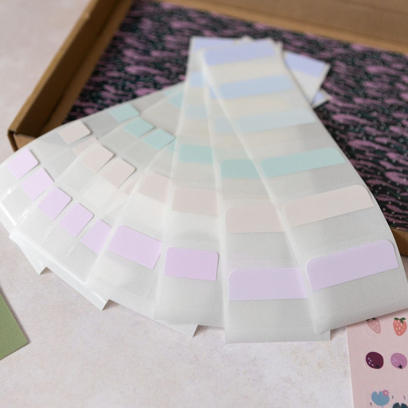 Pastel Sticky Page Tabs-Page Markers-Under the Rowan Trees-Small