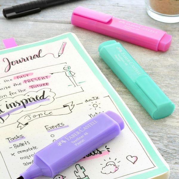 Pastel Textliner Set of 4 Faber-Castell-Pens-Faber-Castell-