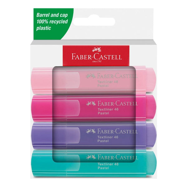 Pastel Textliner Set of 4 Faber-Castell-Pens-Faber-Castell-