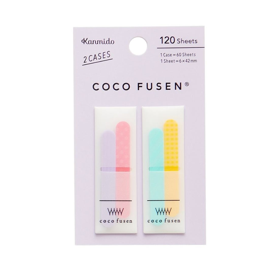 Pattern Sticky Notes Coco Fusen - Purple RS - Kanmido