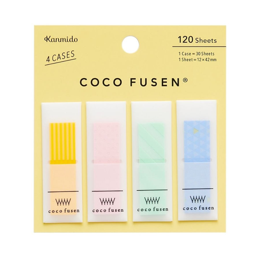 Pattern Sticky Notes Coco Fusen - Yellow M - Kanmido