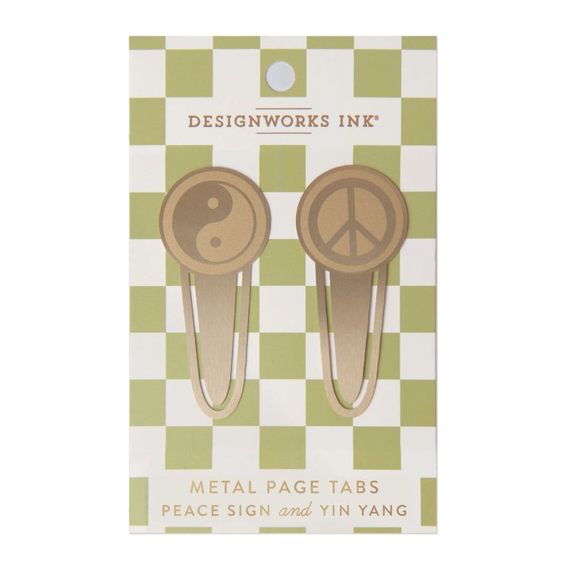 Brass Page Markers-Bookmarks-Designworks Collective-Peace