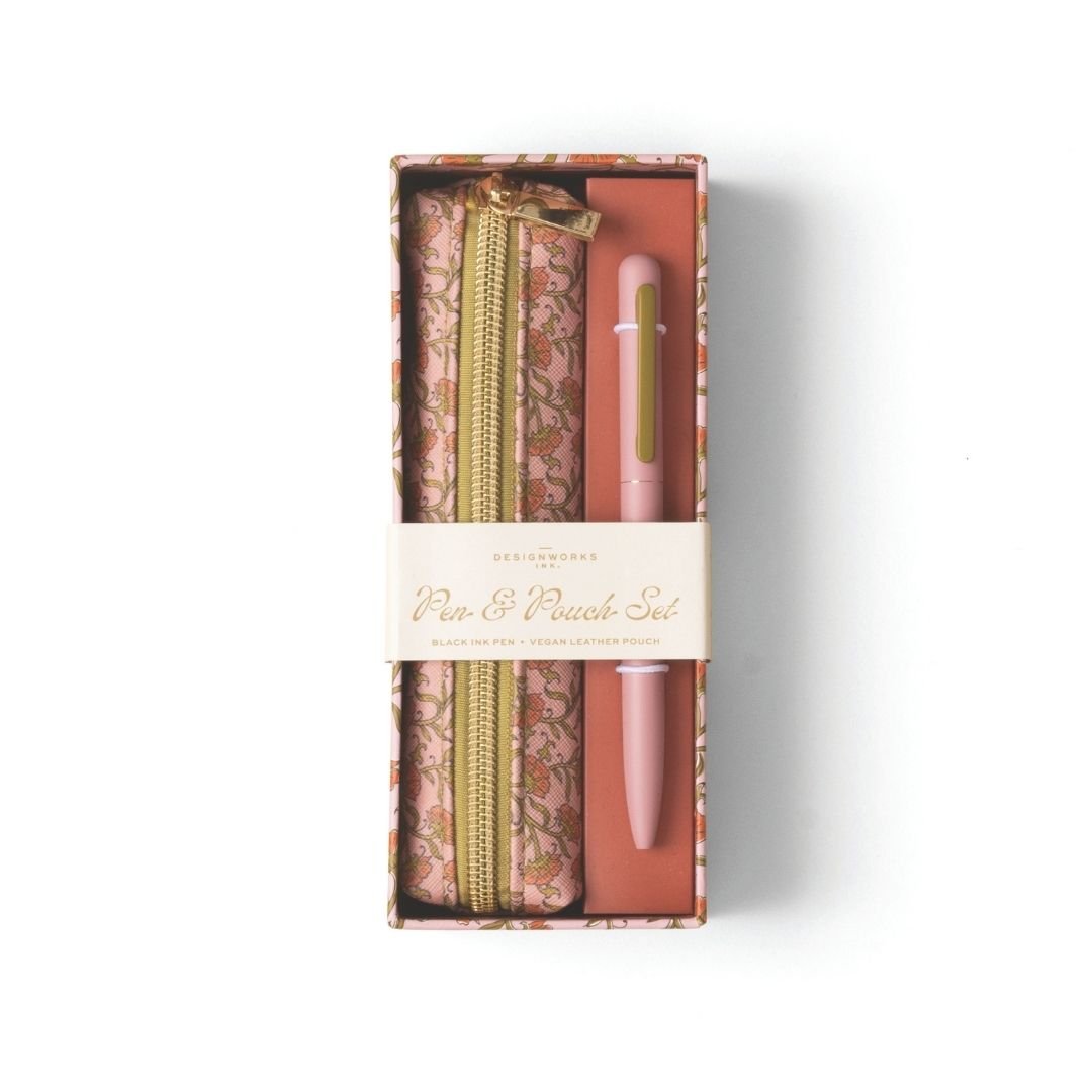 Pen and Pouch Gift Sets - Teal Moon - Designworks Collective