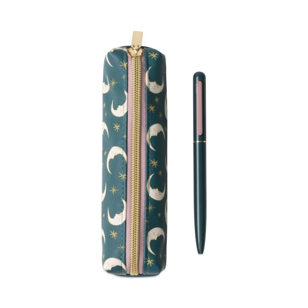 Pen and Pouch Gift Sets - Teal Moon - Designworks Collective