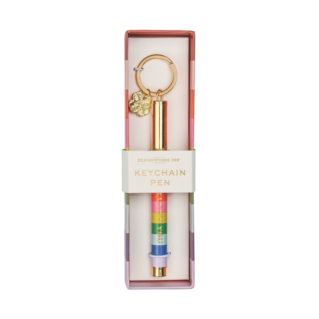 Pen Keychain - Lucky You - Designworks Collective - Under the Rowan Trees