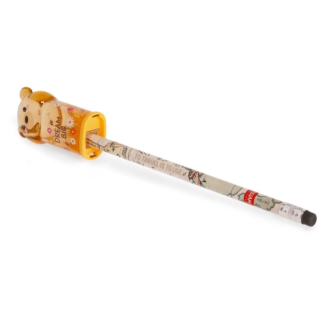 Pencil Sharpener With Container - Teddy Bear - Legami