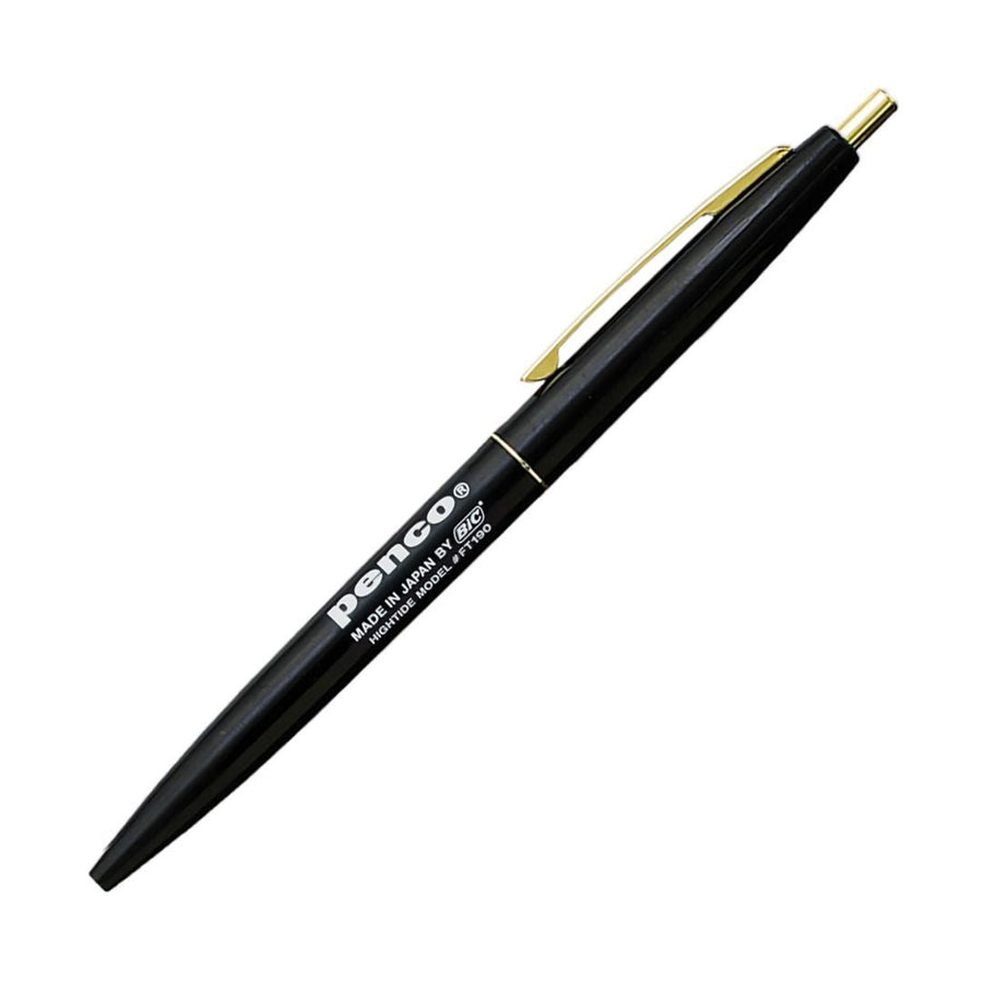 Penco Knock Ballpoint Pen - Black - Penco