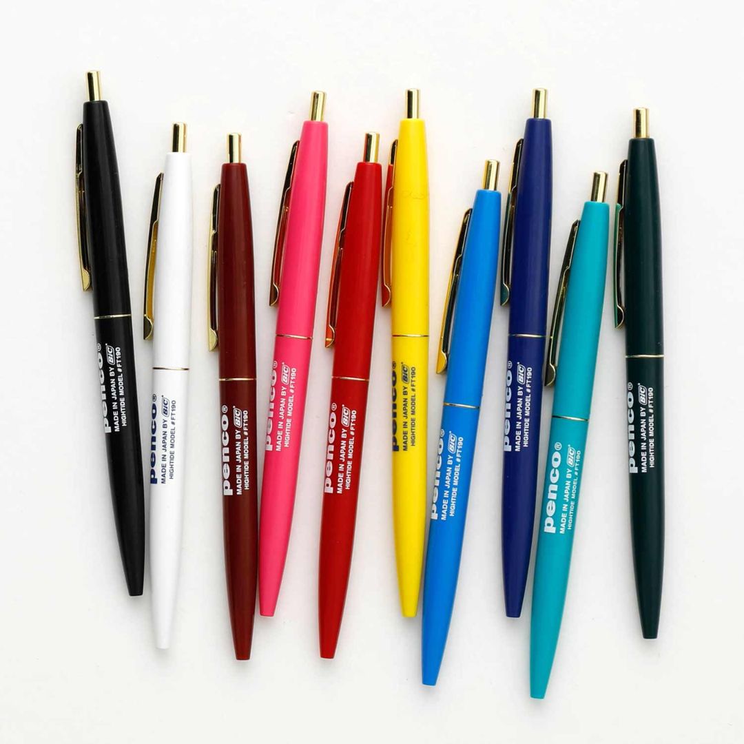 Penco Knock Ballpoint Pen - White - Penco