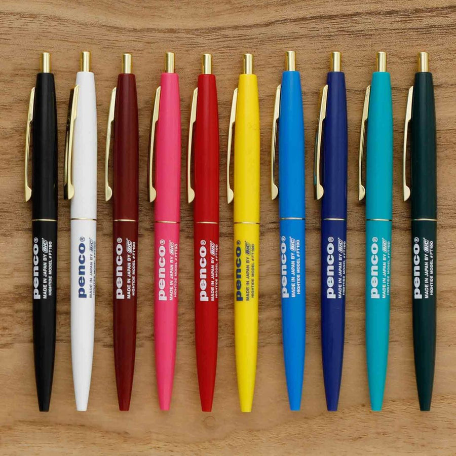 Penco Knock Ballpoint Pen - White - Penco