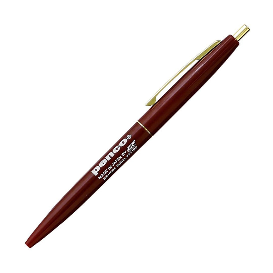 Penco Knock Ballpoint Pen - Wine Red - Penco