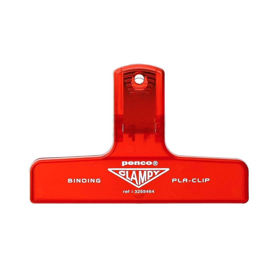 Penco Plastic Clampy Clip - Clear Red - Penco