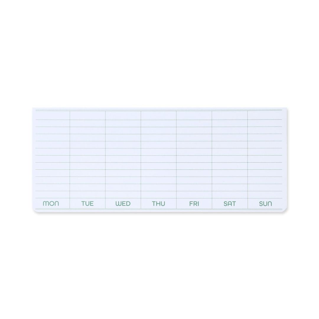 Penco Sticky Memo Pad Weekly - White - Penco