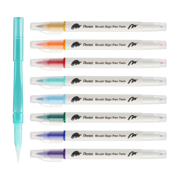Pentel Brush Sign Pen Twin Expressive Set - Landscape - Pentel