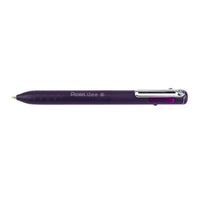 Pentel iZee 4 Colour Ballpoint Pen Dark Purple - Pentel - Under the Rowan Trees