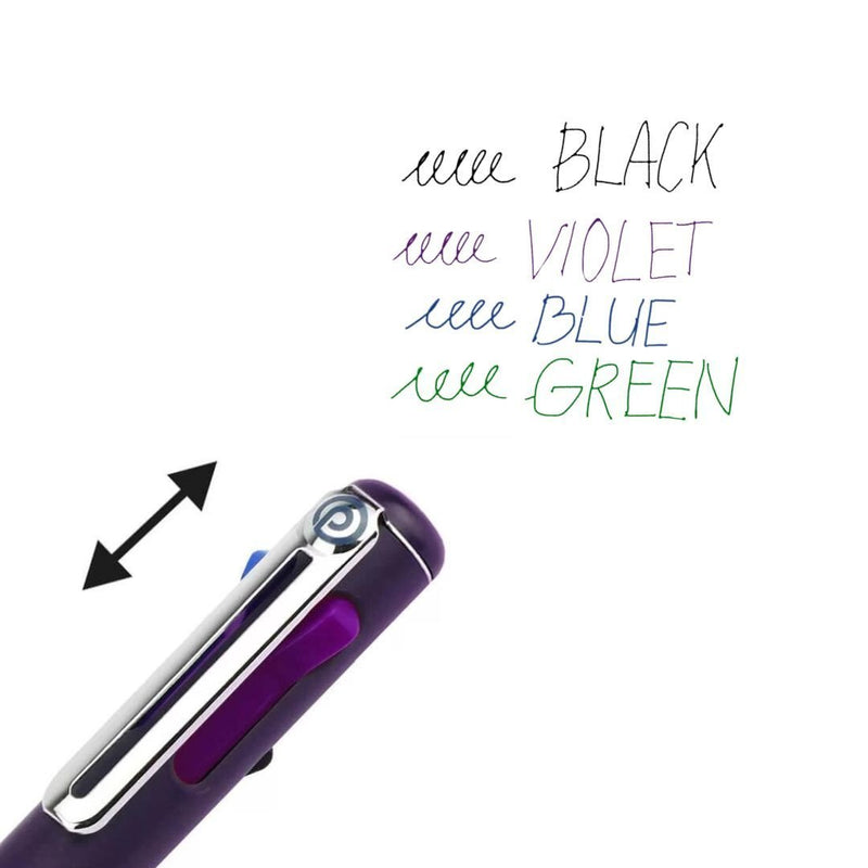 Pentel iZee 4 Colour Pen Refills Set of 2-Refills-Pentel-Black