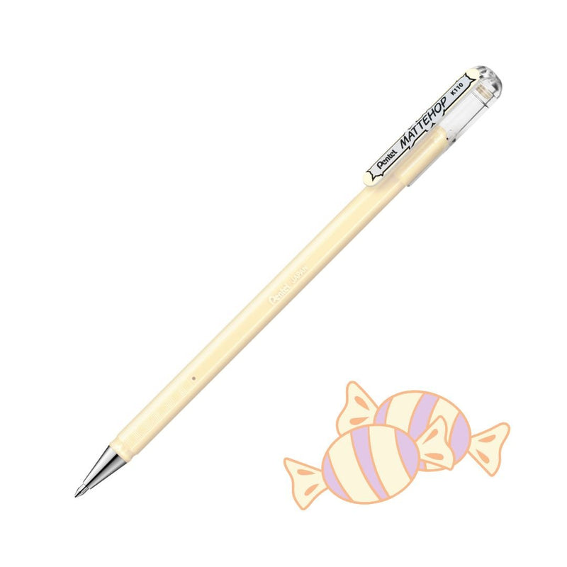 Pentel Mattehop Gel Pens-Pens-Pentel-Ivory