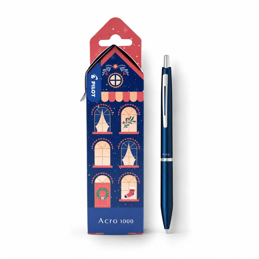 Pilot Acro 1000 Ballpoint Pen Gift Set - Navy - Pilot