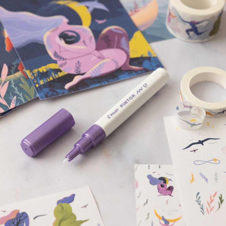 Pilot Pintor Paint Markers EF Metallic Violet - Pilot