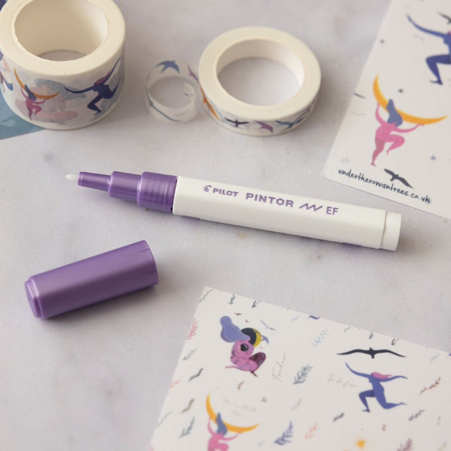 Pilot Pintor Paint Markers EF Metallic Violet - Pilot