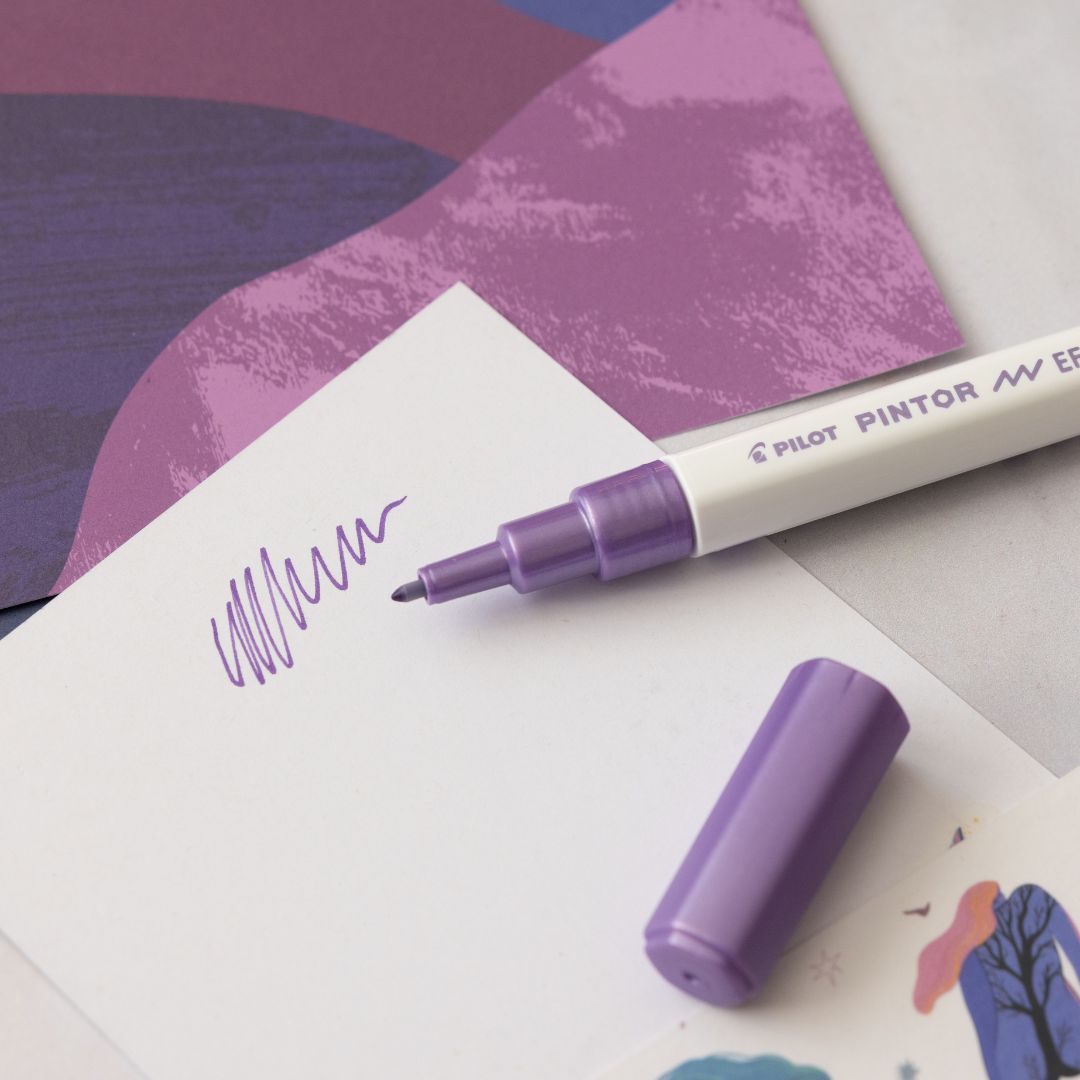 Pilot Pintor Paint Markers EF Metallic Violet - Pilot