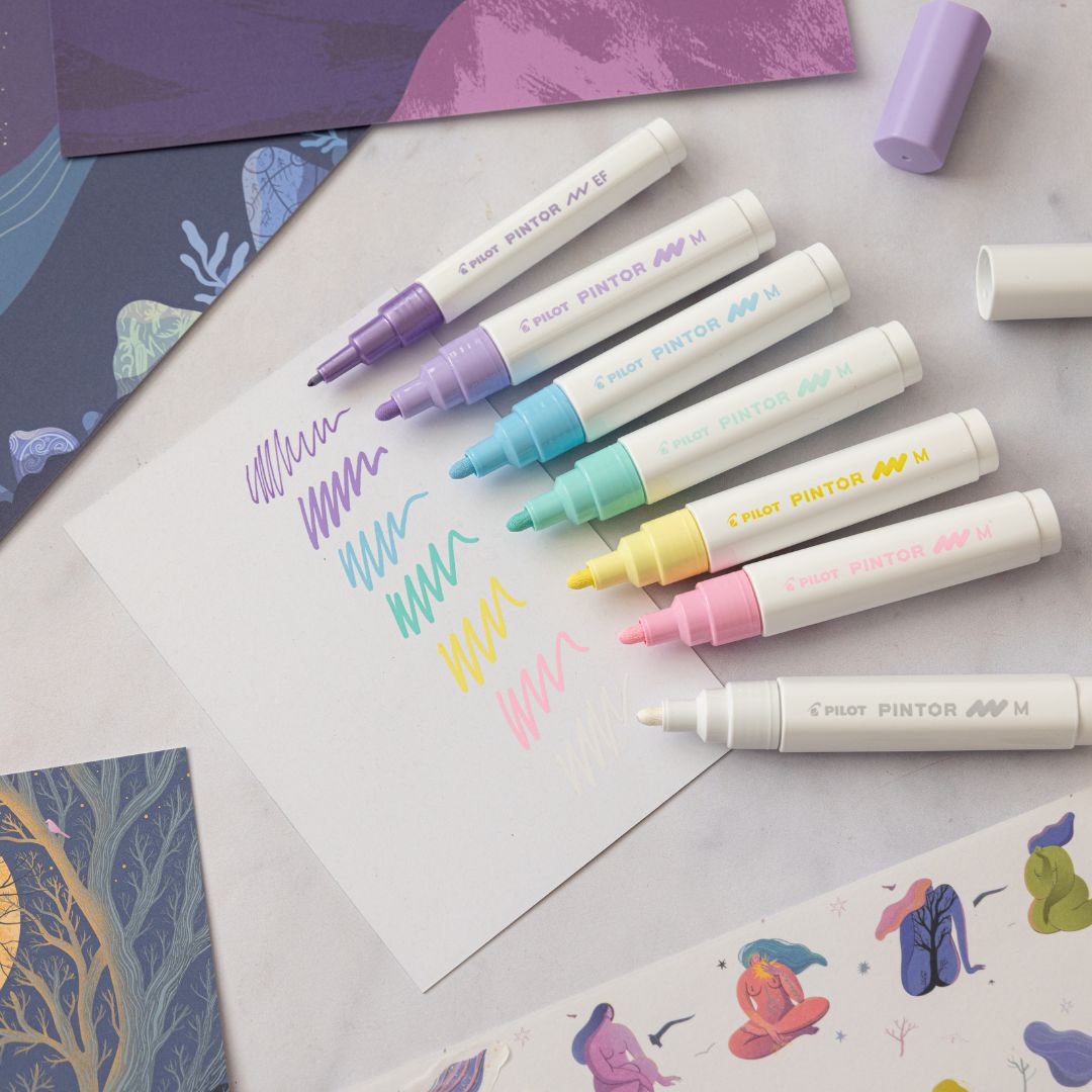 Pilot Pintor Paint Markers Medium Pastel - Pilot