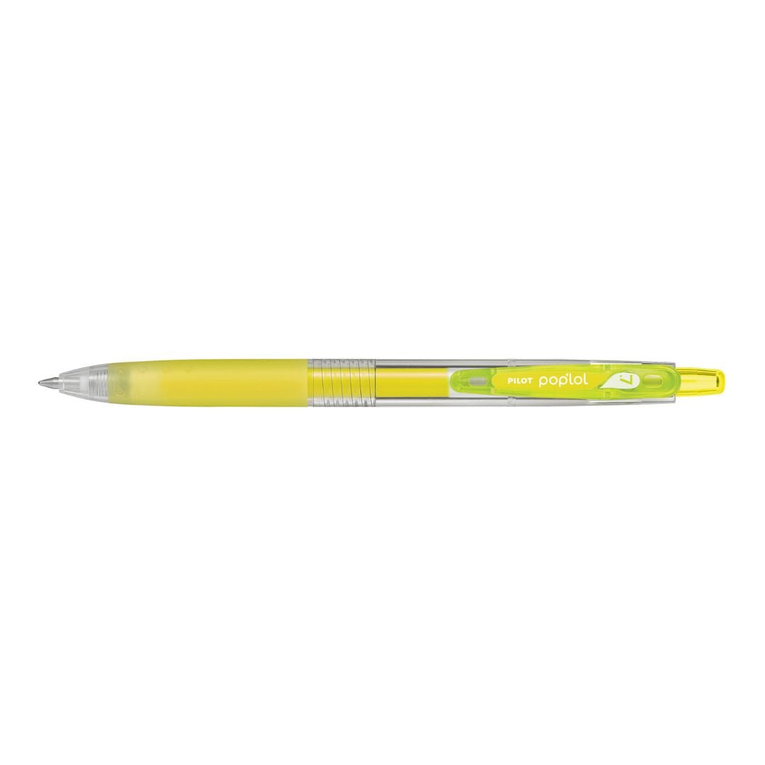 Pilot Pop'Lol Neon Rollerball Pens - Neon Yellow - Pilot