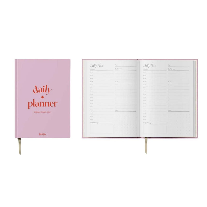 Undated Daily Planner - Yop & Tom-Notebooks-Yop & Tom-Sand