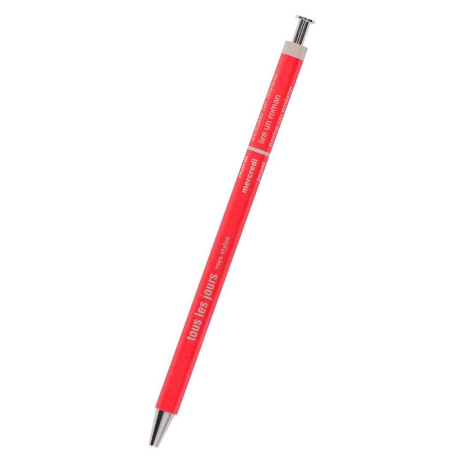 Days Pen Tous les Jours - Mark'Style-Pens-Mark's Inc.-Red