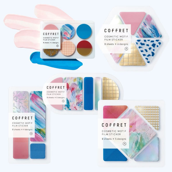 Transparent Stickers Pink Float Coffret-Stickers-King Jim-Bar