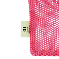 Pink Mesh Pouch A5 - Mark's Inc. - Under the Rowan Trees