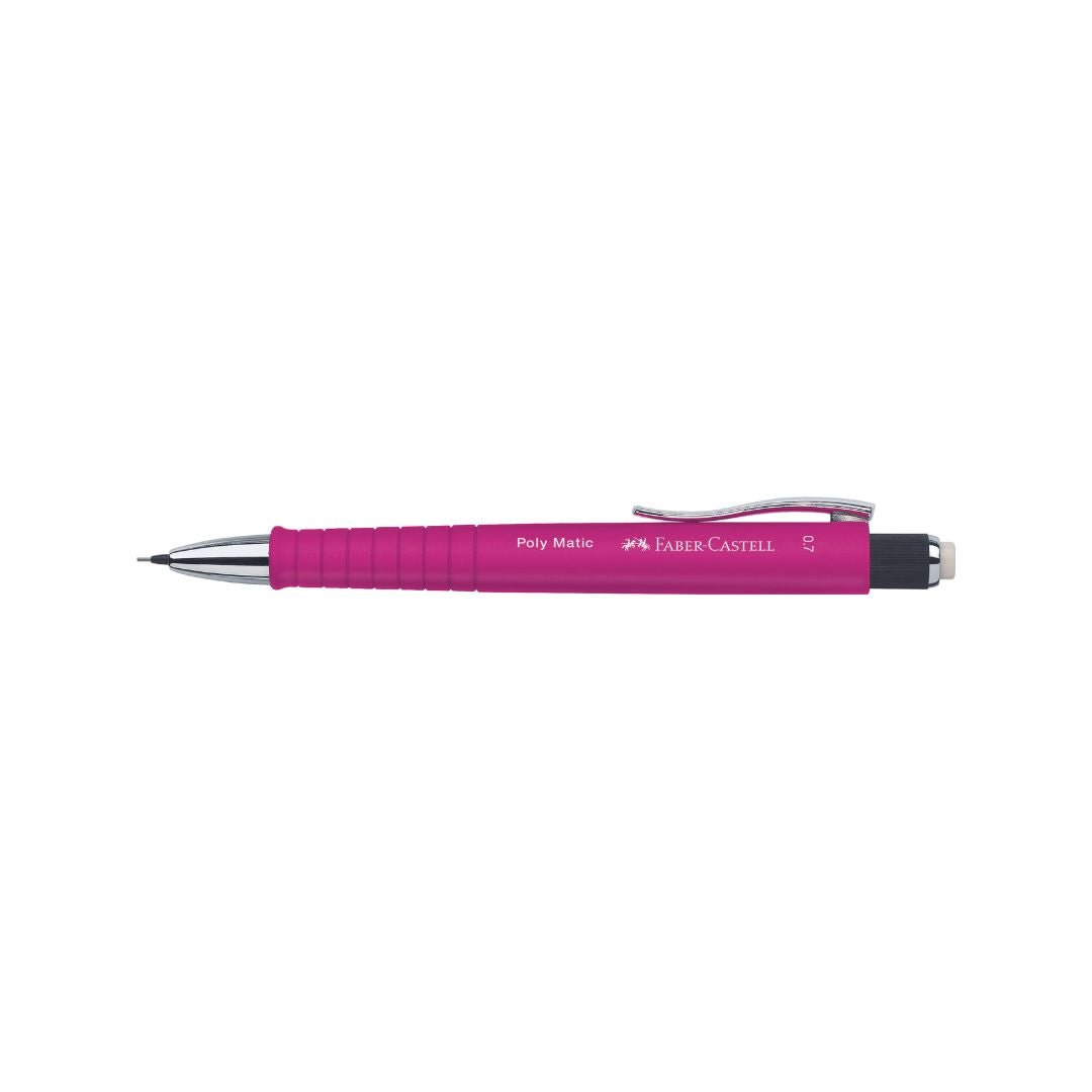 Pink Poly Matic Mechanical Pencil 0.7 - Faber - Castell - Under the Rowan Trees