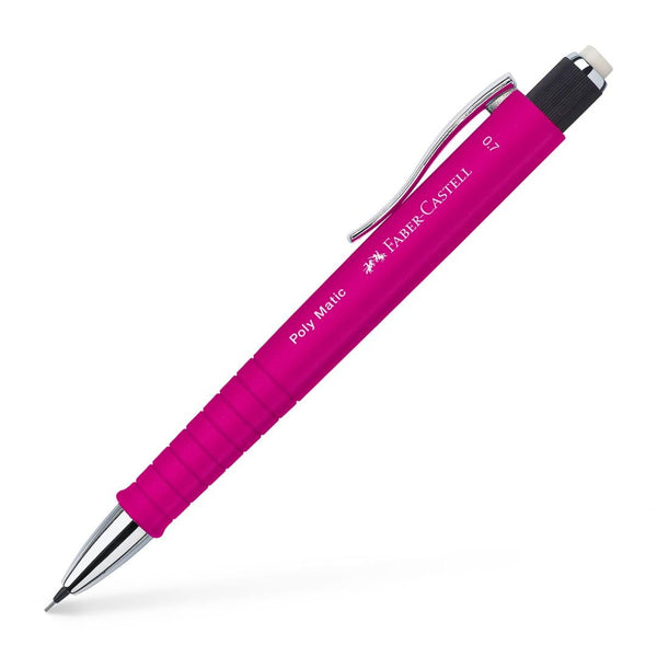 Pink Poly Matic Mechanical Pencil 0.7-Pencils-Faber-Castell-
