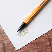 Point 88 Nature Colours Fine Tip Pen - Moss Green - Stabilo