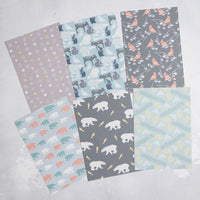 Polar Bear A5 Scrapbook Papers - Under the Rowan Trees