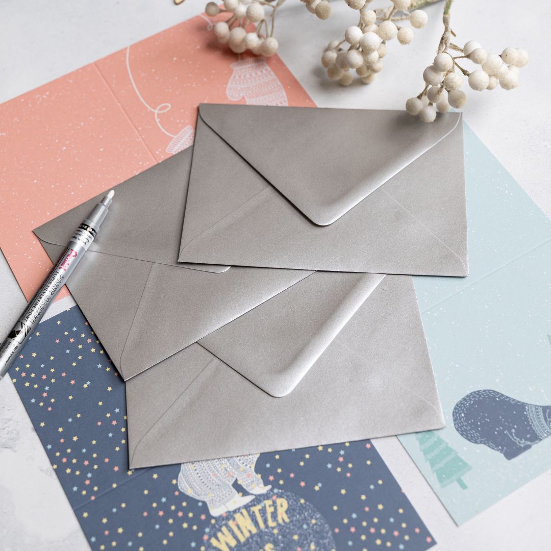 Polar Bear Greeting Cards - set of 6 - Under the Rowan Trees