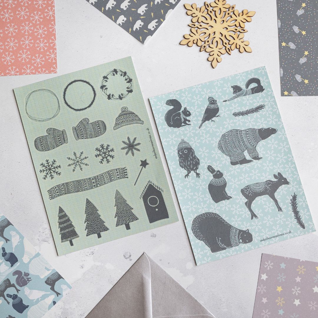 Polar Bear Stationery Rowan Berry Box - Under the Rowan Trees