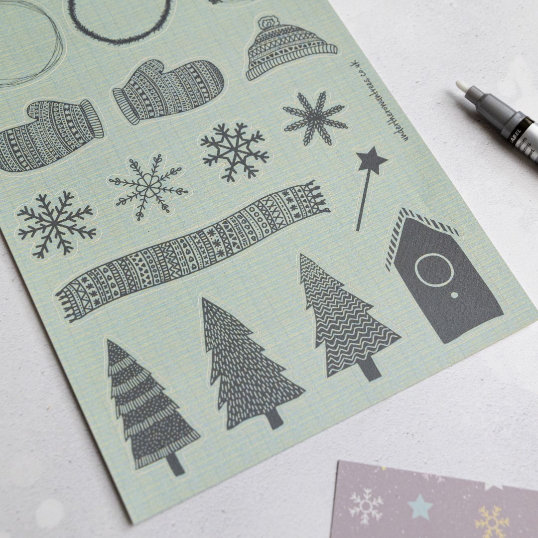 Polar Bear Sticker Sheets - Animals - Under the Rowan Trees