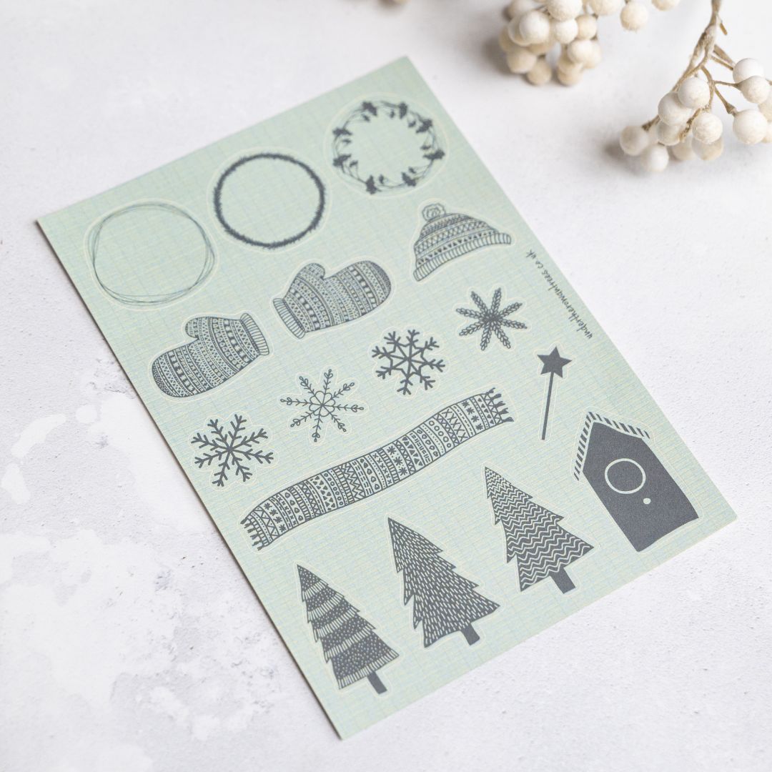 Polar Bear Sticker Sheets - Objects - Under the Rowan Trees