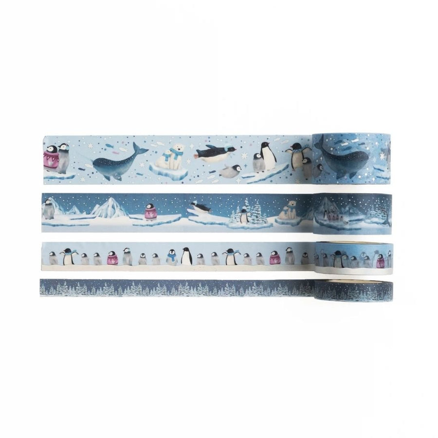 Polar Penguin Washi Tape Set - Archer & Olive - Archer & Olive - Under the Rowan Trees