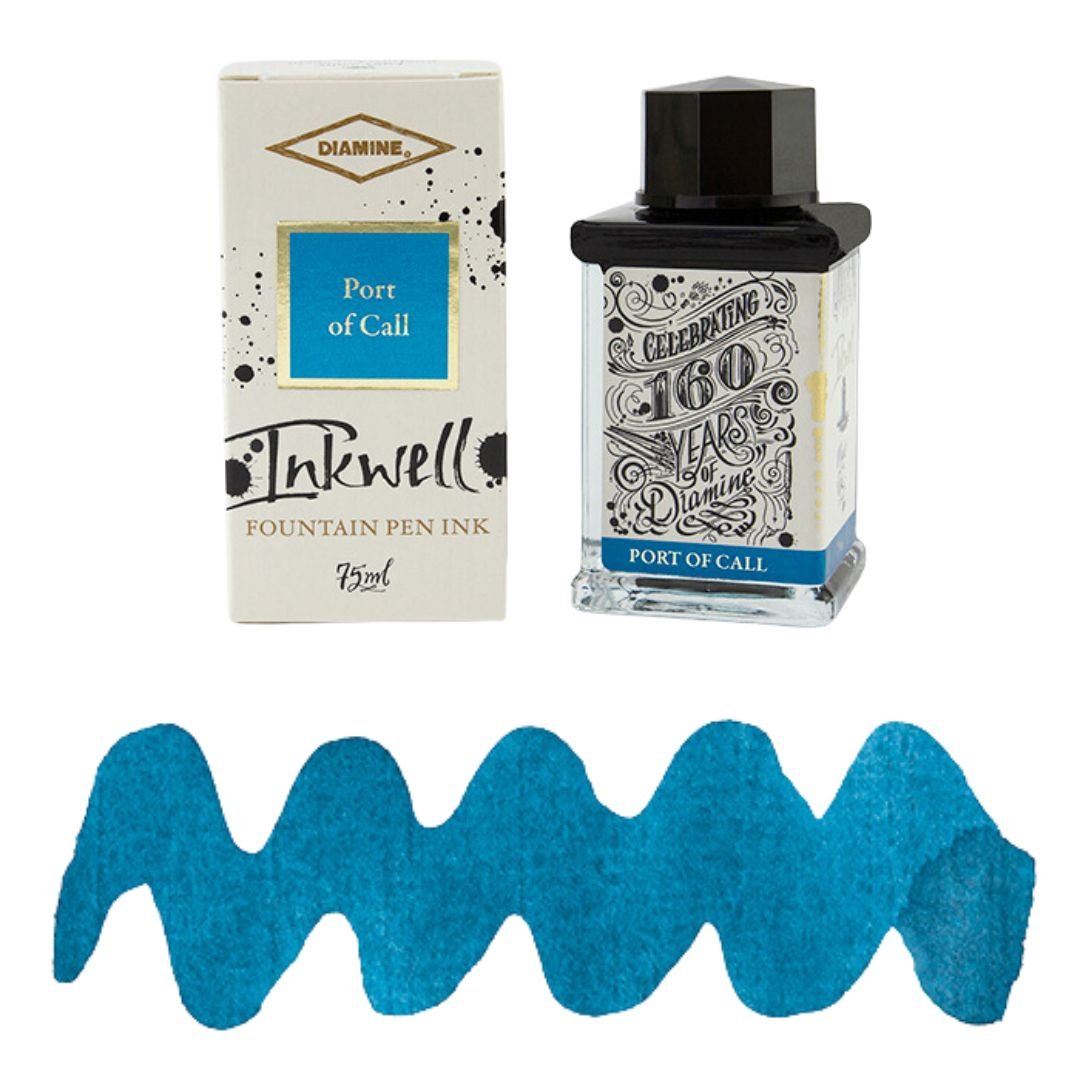 Port of Call Diamine 160th Anniversary Fountain Pen Ink - Diamine - Under the Rowan Trees