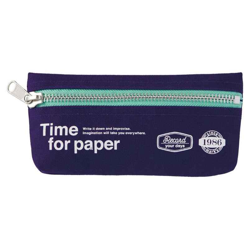 Pencil Case Time for Paper-Pencil Cases-Mark's Inc.-Purple