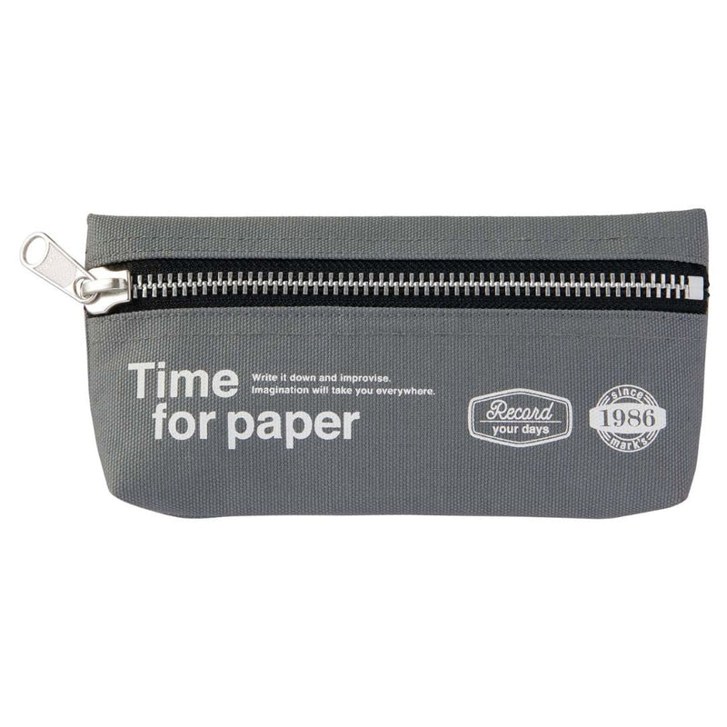 Pencil Case Time for Paper-Pencil Cases-Mark's Inc.-Purple