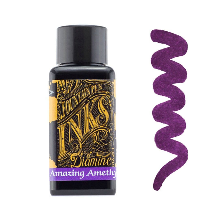 Purples Diamine Fountain Pen Inks 30ml - Amazing Amethyst
